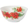 image:imageGibson Home Decorated Porcelain 4Piece Serving amp Accessories Set Magic Poinsettia