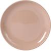 image:imageGibson Home Dempsey Road 12Piece Stoneware Dinnerware Set  Service for 4 Round Black Plates and Bowls Durable Solid Color Modern Embossed Dish Set Microwave amp Dishwasher SafePink Rockaway  MatteShiny
