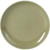 image:imageGibson Home Dempsey Road 12Piece Stoneware Dinnerware Set  Service for 4 Round Black Plates and Bowls Durable Solid Color Modern Embossed Dish Set Microwave amp Dishwasher SafeGreen Rockaway  MatteShiny