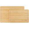 image:imageGibson Home Forestview 2Piece Bamboo Cutting Board Set  15 amp 12 Wooden Durable Kitchen Chopping Carving Boards with Juice Grooves Oil FinishedBamboo