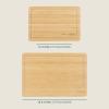 image:imageGibson Home Forestview 2Piece Bamboo Cutting Board Set  15 amp 12 Wooden Durable Kitchen Chopping Carving Boards with Juice Grooves Oil FinishedBamboo