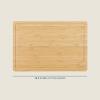 image:imageGibson Home Forestview 2Piece Bamboo Cutting Board Set  15 amp 12 Wooden Durable Kitchen Chopping Carving Boards with Juice Grooves Oil FinishedBamboo