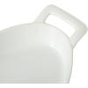 image:imageGibson Home Gracious Dining 26Qt White Stoneware Covered Baking Dish wMultiPurpose Lid  127 x 9 Rectangular Oven Safe Casserole Lasagna amp Roasting Baker Lid Doubles as Serveware or TrivetWhite  15oz Oval Set of 4