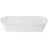 image:imageGibson Home Gracious Dining 26Qt White Stoneware Covered Baking Dish wMultiPurpose Lid  127 x 9 Rectangular Oven Safe Casserole Lasagna amp Roasting Baker Lid Doubles as Serveware or TrivetWhite  26Qt Rectangular w Lid
