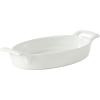 image:imageGibson Home Gracious Dining 26Qt White Stoneware Covered Baking Dish wMultiPurpose Lid  127 x 9 Rectangular Oven Safe Casserole Lasagna amp Roasting Baker Lid Doubles as Serveware or TrivetWhite  15oz Oval Set of 4
