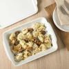 image:imageGibson Home Gracious Dining 26Qt White Stoneware Covered Baking Dish wMultiPurpose Lid  127 x 9 Rectangular Oven Safe Casserole Lasagna amp Roasting Baker Lid Doubles as Serveware or TrivetWhite  26Qt Rectangular w Lid