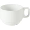 image:imageGibson Home Gracious Dining 3Ounce Espresso Cups Set of 4 Small Stackable Coffee Cups with 4 Saucers Metal Stand Ceramic Demitasse Mugs Espresso Accessories for MachineWhite Gracious Dining Cappuccino