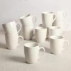 image:imageGibson Home Gracious Dining 3Ounce Espresso Cups Set of 4 Small Stackable Coffee Cups with 4 Saucers Metal Stand Ceramic Demitasse Mugs Espresso Accessories for MachineWhite Great Essentials 12oz