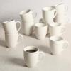 image:imageGibson Home Gracious Dining 3Ounce Espresso Cups Set of 4 Small Stackable Coffee Cups with 4 Saucers Metal Stand Ceramic Demitasse Mugs Espresso Accessories for MachineWhite Great Essentials 12oz
