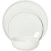 image:imageGibson Home Havenstone 12Piece Porcelain Dinnerware Set  Dinner Plates Salad Plates amp Bowls Classic White Everyday Dish Set for Home Kitchen Microwave amp Dishwasher SafeWhite Havenstone