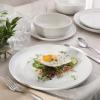 image:imageGibson Home Havenstone 12Piece Porcelain Dinnerware Set  Dinner Plates Salad Plates amp Bowls Classic White Everyday Dish Set for Home Kitchen Microwave amp Dishwasher SafeWhite Havenstone