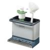 image:imageGibson Home Ledgebrook Sink Caddy With Metal Panel Sponge Holder for Kitchen Sink Countertop Organizer and Storage Essentials With Drain BoardStainless Steel