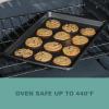 image:imageGibson Home Lyneham 3 Piece Carbon Steel Nonstick Kitchen Baking PansCookie Sheet Bakeware Set Premium PFA Nonstick Material  Champagne GoldGray