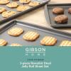 image:imageGibson Home Lyneham 3 Piece Carbon Steel Nonstick Kitchen Baking PansCookie Sheet Bakeware Set Premium PFA Nonstick Material  Champagne GoldGray