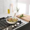 image:imageGibson Home Marbleton 11 Inch Large Aluminum Fry Pan Cookware NonToxic Premium Ceramic Non Stick Frying Pan Kitchen Egg Pan Omelet Pan Always Pan Pots and Pans Sage Green Induction SafeLinen Taupe