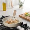 image:imageGibson Home Marbleton 11 Inch Large Aluminum Fry Pan Cookware NonToxic Premium Ceramic Non Stick Frying Pan Kitchen Egg Pan Omelet Pan Always Pan Pots and Pans Sage Green Induction SafeTaupe