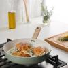 image:imageGibson Home Marbleton 11 Inch Large Aluminum Fry Pan Cookware NonToxic Premium Ceramic Non Stick Frying Pan Kitchen Egg Pan Omelet Pan Always Pan Pots and Pans Sage Green Induction SafeGreen