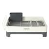 image:imageGibson Home Nestcraft Full Size Rust Resistant Dish Rack with Drain Board and Flatware Caddy  WhiteWhite