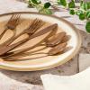 image:imageGibson Home Ravidia Gold Heavy Gauge Flatware Cutlery Silverware Set 20 Pieces Stainless Steel Colorful Utensils Tableware Set Service for 4Rose Gold