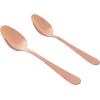 image:imageGibson Home Ravidia Gold Heavy Gauge Flatware Cutlery Silverware Set 20 Pieces Stainless Steel Colorful Utensils Tableware Set Service for 4Rose Gold