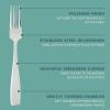 image:imageGibson Home Sinta 87Piece Stainless Steel Flatware Set with Bead Border Design  Service for 12 Plus Serving Utensils Polished Silverware Dishwasher SafeService for 4 20pcs