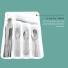 image:imageGibson Home Sinta 87Piece Stainless Steel Flatware Set with Bead Border Design  Service for 12 Plus Serving Utensils Polished Silverware Dishwasher SafeService for 8 w Serving Utensils 45pcs