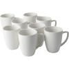 image:imageGibson Home Zen Buffet 6Piece 41oz Large Pasta Bowls Porcelain Ceramic Chip and Scratch Resistant Shallow Salad Bowl Serving Bowls Soup Bowls Set Dishwasher amp Microwave Safe WhiteWhite