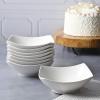 image:imageGibson Home Zen Buffet 6Piece 41oz Large Pasta Bowls Porcelain Ceramic Chip and Scratch Resistant Shallow Salad Bowl Serving Bowls Soup Bowls Set Dishwasher amp Microwave Safe WhiteWhite