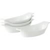 White - 9oz Oval (Set of 4)