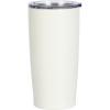 image:imageGibson Home Marina 29Ounce Stainless Steel Travel Tumbler with Carry Handle and Lid Double Wall Insulated Mug LeakResistant Fits Car Cup Holder Matte WhiteWhite