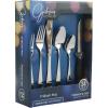 image:imageGibson Home Sinta 87Piece Stainless Steel Flatware Set with Bead Border Design  Service for 12 Plus Serving Utensils Polished Silverware Dishwasher SafeService for 4 24pcs