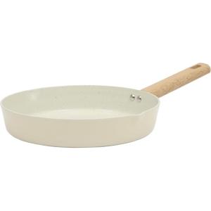 image:imageGibson Home Marbleton 11 Inch Large Aluminum Fry Pan Cookware NonToxic Premium Ceramic Non Stick Frying Pan Kitchen Egg Pan Omelet Pan Always Pan Pots and Pans Sage Green Induction SafeLinen Taupe