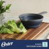image:imageOster 12 Piece Nesting Mixing Bowl Set 3 Bowls with Lids amp 6 Measuring Cups NonSlip Bases Pour Spouts SpaceSaving Kitchen Prep Set Dishwasher SafeBlueGrey 7 Strainer