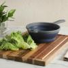 image:imageOster 12 Piece Nesting Mixing Bowl Set 3 Bowls with Lids amp 6 Measuring Cups NonSlip Bases Pour Spouts SpaceSaving Kitchen Prep Set Dishwasher SafeBlueGrey 7 Strainer