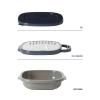 image:imageOster 12 Piece Nesting Mixing Bowl Set 3 Bowls with Lids amp 6 Measuring Cups NonSlip Bases Pour Spouts SpaceSaving Kitchen Prep Set Dishwasher SafeStainless Steel Flat Grater