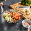 image:imageOster Dunwood 3 Piece Carbon Steel Wok 138 PFASFree Stir Fry Pan with Wooden Spatulas High Heat Oven amp Stovetop SafeStainless Steel
