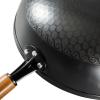 image:imageOster Dunwood 3 Piece Carbon Steel Wok 138 PFASFree Stir Fry Pan with Wooden Spatulas High Heat Oven amp Stovetop SafeStainless Steel