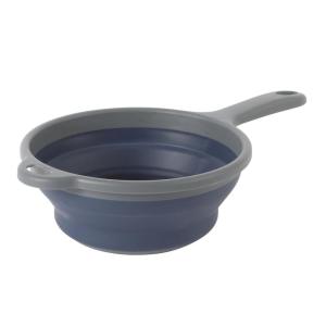 image:imageOster 12 Piece Nesting Mixing Bowl Set 3 Bowls with Lids amp 6 Measuring Cups NonSlip Bases Pour Spouts SpaceSaving Kitchen Prep Set Dishwasher SafeBlueGrey 7 Strainer