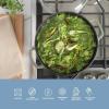 image:imageSur La Table Kitchen Essentials 4Piece Enameled Cast Iron Stackable Cookware Set 53 Qt Dutch Oven with Lid Braiser amp Grill Pan Navy Blue Gold Knob Oven Safe to 500F Induction CompatibleJuniper Green 5qt Dutch