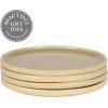 image:imageGibson Elite  Made in Portugal  Port Gaia 102 Inch Dinner Plates Set of 4  Reactive Glaze Dish Set  BlueGreky Dinner Plates