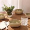 image:imageGibson Elite  Made in Portugal  Port Gaia 4 Piece Cereal Bowl Set 62 Stoneware Bowls Reactive Glaze Finish Soup Dessert amp Snack Bowls Microwave amp Dishwasher Safe  Grey