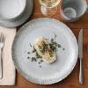 image:imageGibson Elite Octavia Place 16 Piece Stoneware Dinnerware Set Service for 4 Coupe Modern Plates amp Bowls Reactive Glaze Finish Taupe Microwave amp Dishwasher SafeGrey Jasper