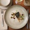 image:imageGibson Elite Octavia Place 16 Piece Stoneware Dinnerware Set Service for 4 Coupe Modern Plates amp Bowls Reactive Glaze Finish Taupe Microwave amp Dishwasher SafeTaupe Jasper