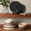 image:imageGibson Elite Sandy Pines 4 Piece Nesting Bowl Set 4 55 7 amp 9 Round Stoneware Bowls Reactive Glaze Finish Blue Mixing Prep amp Serving Bowls Microwave amp Dishwasher SafeAssorted Colors Northrock