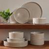 image:imageGibson Elite Sandy Pines 4 Piece Nesting Bowl Set 4 55 7 amp 9 Round Stoneware Bowls Reactive Glaze Finish Blue Mixing Prep amp Serving Bowls Microwave amp Dishwasher SafeCream White Solana