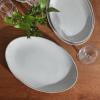 image:imageGibson Elite Sandy Pines 4 Piece Nesting Bowl Set 4 55 7 amp 9 Round Stoneware Bowls Reactive Glaze Finish Blue Mixing Prep amp Serving Bowls Microwave amp Dishwasher SafeTaupe Sandy Pines Platters