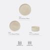 image:imageGibson Elite Sandy Pines 4 Piece Nesting Bowl Set 4 55 7 amp 9 Round Stoneware Bowls Reactive Glaze Finish Blue Mixing Prep amp Serving Bowls Microwave amp Dishwasher SafeCream White Solana