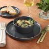 image:imageGibson Elite Sandy Pines 4 Piece Nesting Bowl Set 4 55 7 amp 9 Round Stoneware Bowls Reactive Glaze Finish Blue Mixing Prep amp Serving Bowls Microwave amp Dishwasher SafeBlue Northrock