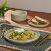 image:imageGibson Elite Sandy Pines 4 Piece Nesting Bowl Set 4 55 7 amp 9 Round Stoneware Bowls Reactive Glaze Finish Blue Mixing Prep amp Serving Bowls Microwave amp Dishwasher SafeGreen Solana