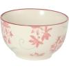 image:imageGibson Home Hometown Diner 12Piece Porcelain Dinnerware Set Round Plates and Bowls Set for 4 White with Green Rim Dishwasher Safe  Dinner Plate Salad Plate amp Cereal BowlPink Floral Admiral Hall